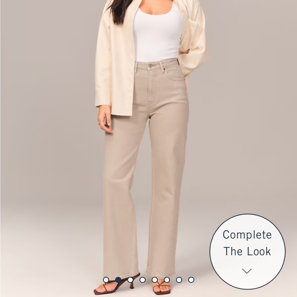 Curve Love High Rise 90s Relaxed Jean Abercrombie